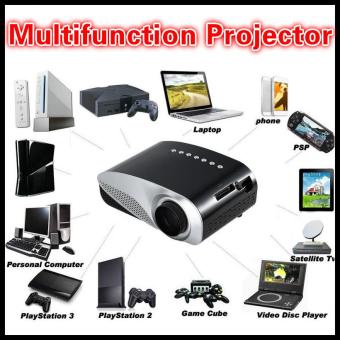 Gambar Private Dual HDMI SD USB AV VGA Video Family Movie Proyector FullHD Game Easy Micro Projector EMP GP8S LCD Mini Portable 4K HomeTheater intl