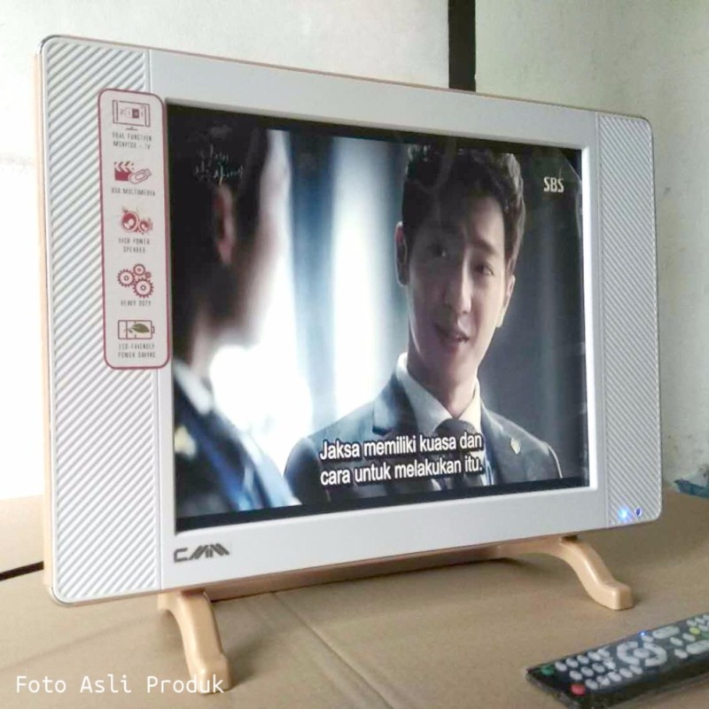 Promo LED TV CMM 19inch Slim VGA HDMI USB Advertising Movie Murah