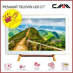 PROMO TV MONITOR LED 21 Inch Wide - CMM - Slim - Fitur Lengkap - Putih