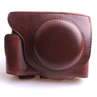 Gambar PU Leather Camera Case Bag Cover for Fujifilm X70 (Coffee)   intl