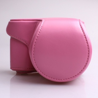 Gambar PU Leather Camera Case Bag Cover with StrapforSonyA5000 NEX 3N A5100 (Pink)   intl