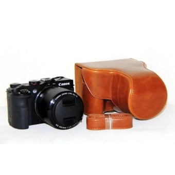 Gambar PU Leather Camera Case for Canon PowerShot G3 X G3X   intl