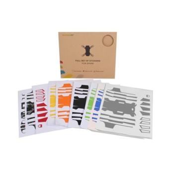 PVC Stiker Skin Body + Arms + Baterai Decal Set for DJI Spark Drone