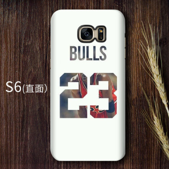 Gambar Qiaodan S6 EDGE S6 s8 matte layar melengkung lurus handphone shell pelindung lengan