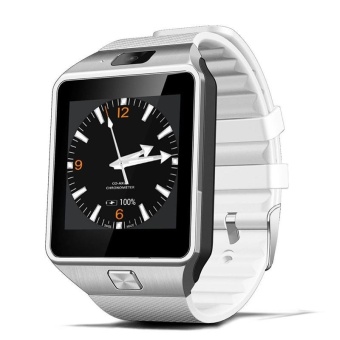 Gambar QW09 Android 4.4 3G Smart Watch Phone MT6572A 1.2GHz Dual Core WIFIBluetooth SmartWatch Silver   intl