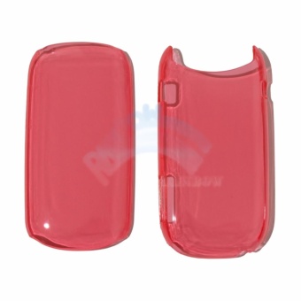 Rainbow Hardcase Samsung Caramel GT-E1272 Back Case Samsung E1272 -Transparant Red