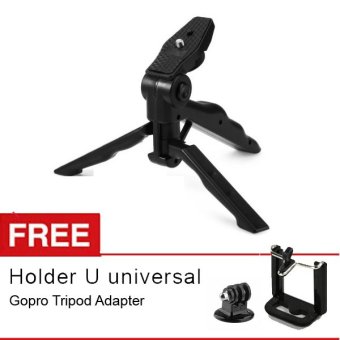 Rajawali Mini Tripod + Gimbal Stabilizer (2 in 1) + Gratis GoproXiaomi Adapter + Holder U Smartphone