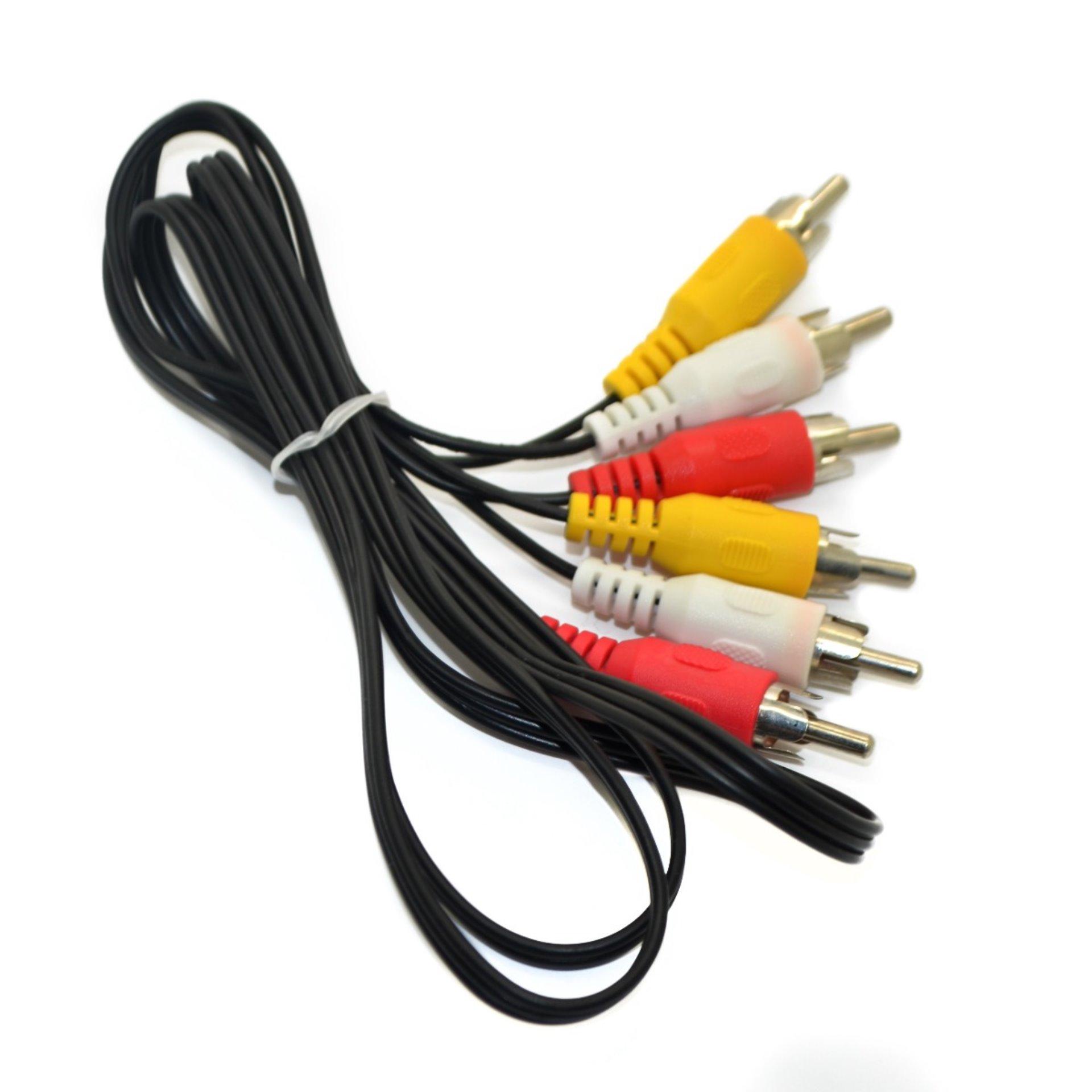 Rca Kabel Panjang 1 Meter Koneksi Audio Kabel Ke Tv rca kabel panjang 1 meter koneksi audio kabel ke tv