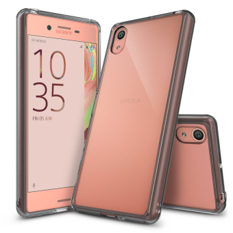 Ringke Fusion PC And TPU Back Cover Case For Sony Xperia X (SmokeBlack) - intl ...