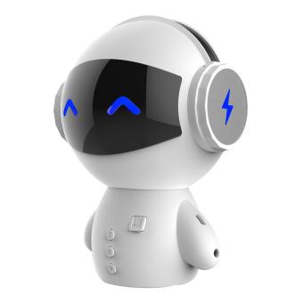 Gambar Robot pintar Blueototh speaker Mini portabel (putih)   International