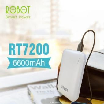 Robot Powerbank Rt7200 6600mAh-Putih