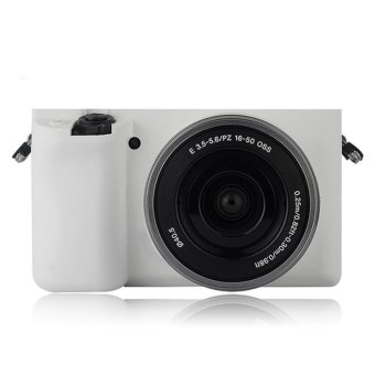 Gambar Rubber Camera Case Bag For Sony A6000 ILCE6000(White)   intl