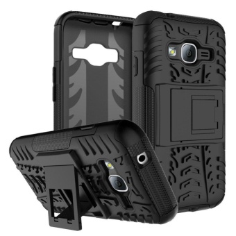 Gambar Rugged Heavy Duty Hard Back Case Cover with Kickstand for Samsung Galaxy J1 Mini Prime 2016 Duos   Galaxy V2 SM J106 4.0 Inch   intl