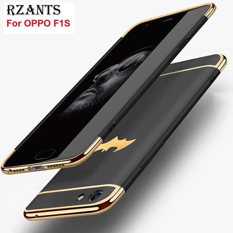 Rzants untuk F1S 【Fashion Logam Bat Menghias Casing 】 Mewah Ultra Tipis Shockproof Hard Back Case Cover untuk OPPO F1S -Intl