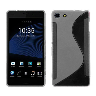 Gambar S   untuk kasus kulit silikon baris TPU Sony XPERIA Z3 Mimi kompak transparansi