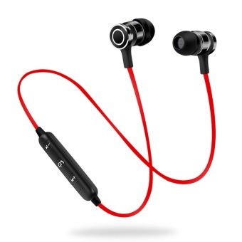 Gambar S6 6 Wireless Headset HD Stereo Sound Bluetooth 4.1 Earphone Headphones Earphone Sport Bluetooth Headphone for iPhone Samsung   intl