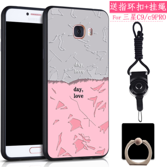 Gambar Samsung c9pro c9 c9000 merek populer lembut penutup shell telepon