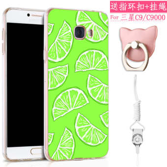 Gambar Samsung c9pro c9 c9000 merek populer lembut penutup shell telepon