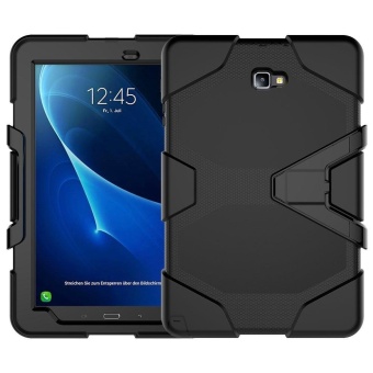 Gambar Samsung Galaxy Tab A 10.1 With S Pen (P585 P580) Case with ScreenProtector, Full body Shock Proof Hybrid Heavy Duty Armor DefenderProtective Case with Kickstand,Silicone+Pc Case for SM P580 585  intl