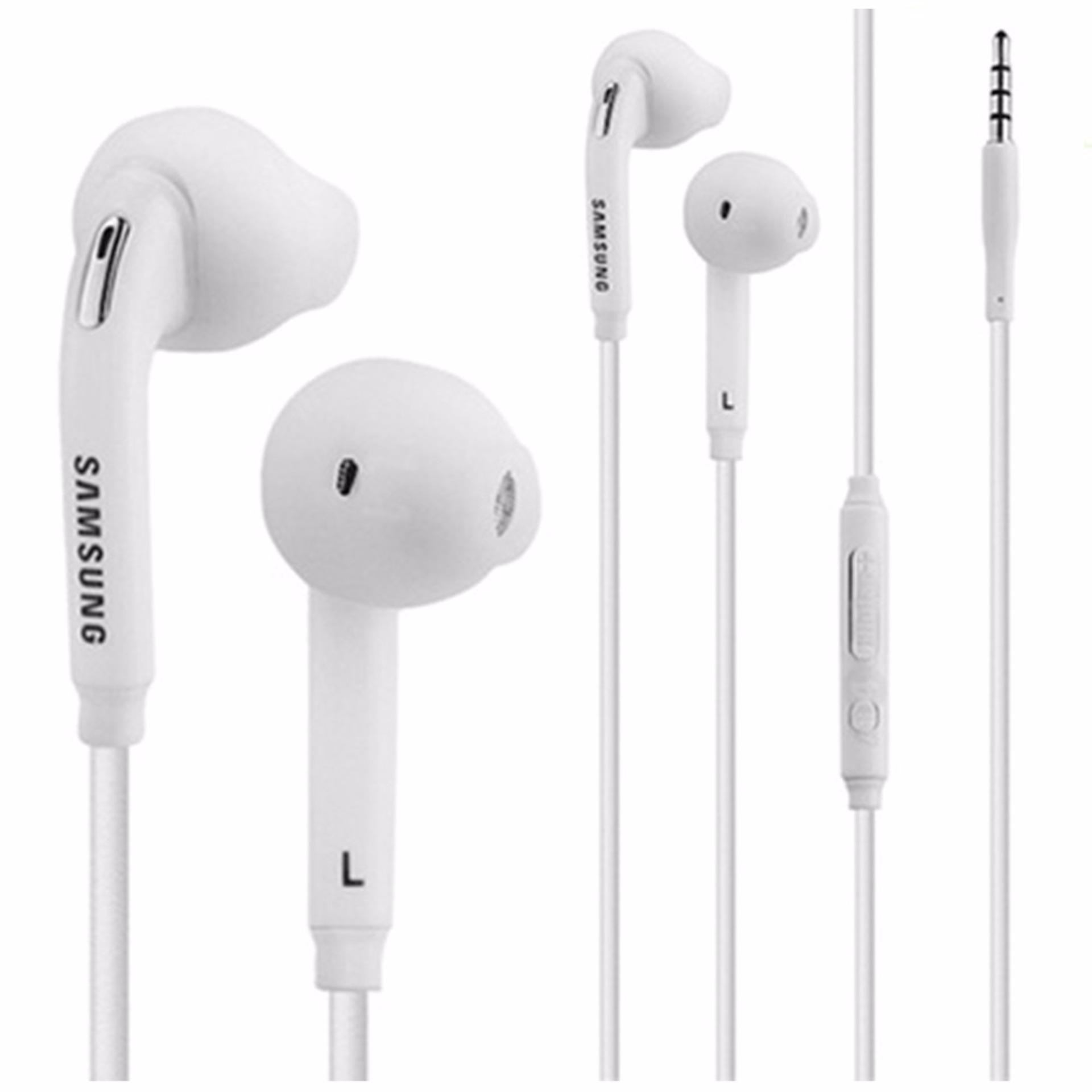 ... Samsung Handsfree Headset Earphone Galaxy S6 S6 Edge Putih