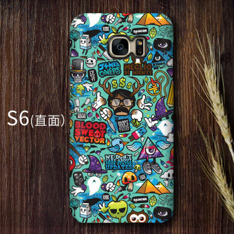 Gambar Samsung S6 s6edge Note3 kepribadian merek Drop matte cangkang keras ponsel shell