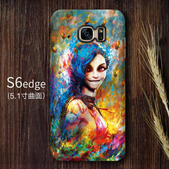 Gambar Samsung S6 s6edge S8 kepribadian matte cangkang keras ponsel shell