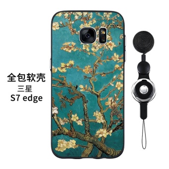 Gambar Samsung S7edge S8 bunga bantuan semua termasuk soft shell shell telepon
