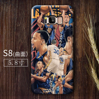 Gambar Samsung S8 S8 S8 NBA basket buram penurunan resistensi cangkang keras shell telepon