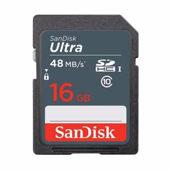 Sandisk SDHC Ultra Class 10 UHS-1 Memory Card [16 GB48