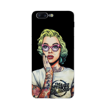 Gambar Satu ditambah satu ditambah ultra tipis soft shell shell telepon
