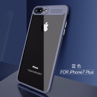 ... Saya Paky lembut Silicone Frame Acrylic PC Clear case untuk iPhone7 Plus