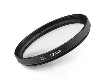 Gambar Schuan Black Universal Aluminum Alloy 67mm UV Protection Filter forDigital SLR Camera