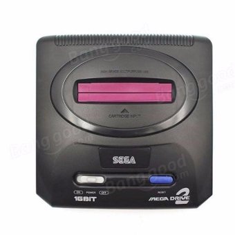 Gambar Sega 16 Bit Video Game Console MD2 Supprot NTSC PAL System MD Sega Megadrive 2 Family TV Game High Quality Best Price Black   intl