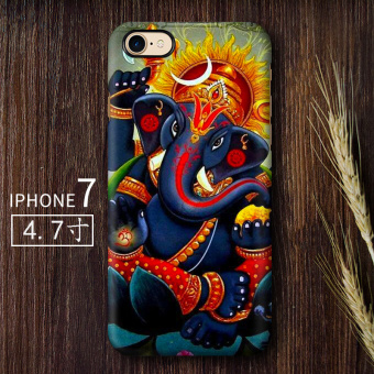Gambar Seperti iPhone7 retro seni matte cangkang keras ponsel shell