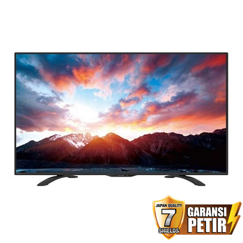 Sharp 32 inch LED HD TV - Hitam (Model LC-32LE185i)