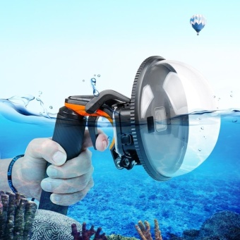 Gambar Shutter Trigger + Dome Port Lens Transparent Cover + Floating HandGrip Diving Buoyancy Stick With Adjustable Anti lost Strap andScrew and Wrench For GoPro HERO5   intl