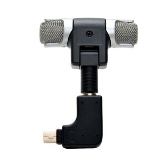 Gambar Side Open Skeleton Housing Case Microphone Adapter Kit for GoProHero 3 3+4 (Black)   intl