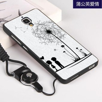 Gambar Silica Gel Soft Phone Case for Xiaomi Mi 4 with a Rope (Multicolor)