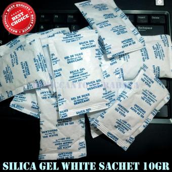 Silica Gel White Sachets 10gr - Paket 50pcs