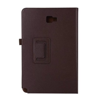 Gambar Silk Stand Folio Flip Case Cover for Samsung Galaxy Tab A 10.1(2016) SM P580  P585 + Free Gift Brown   intl