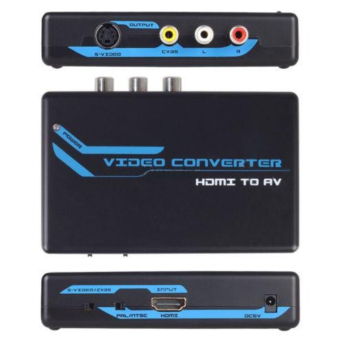 DISKON Simida Technology Smart Life HDMI Input Digital to AV RCA
S-video Analog Converter US Adapter Power - intl