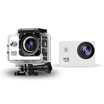 SJ4000 Full HD 1080P 12MP Car Cam Outdoor Sports DV Action Waterproof Camera White - intl  