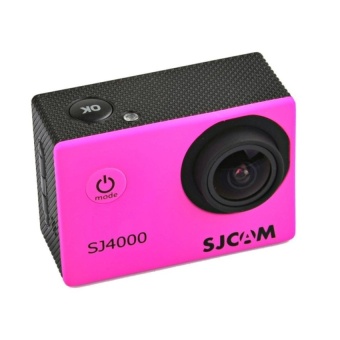 SJ4000 Outddor Sport Camera Waterproof Diving Wide Angle Lens (Pink) - intl  