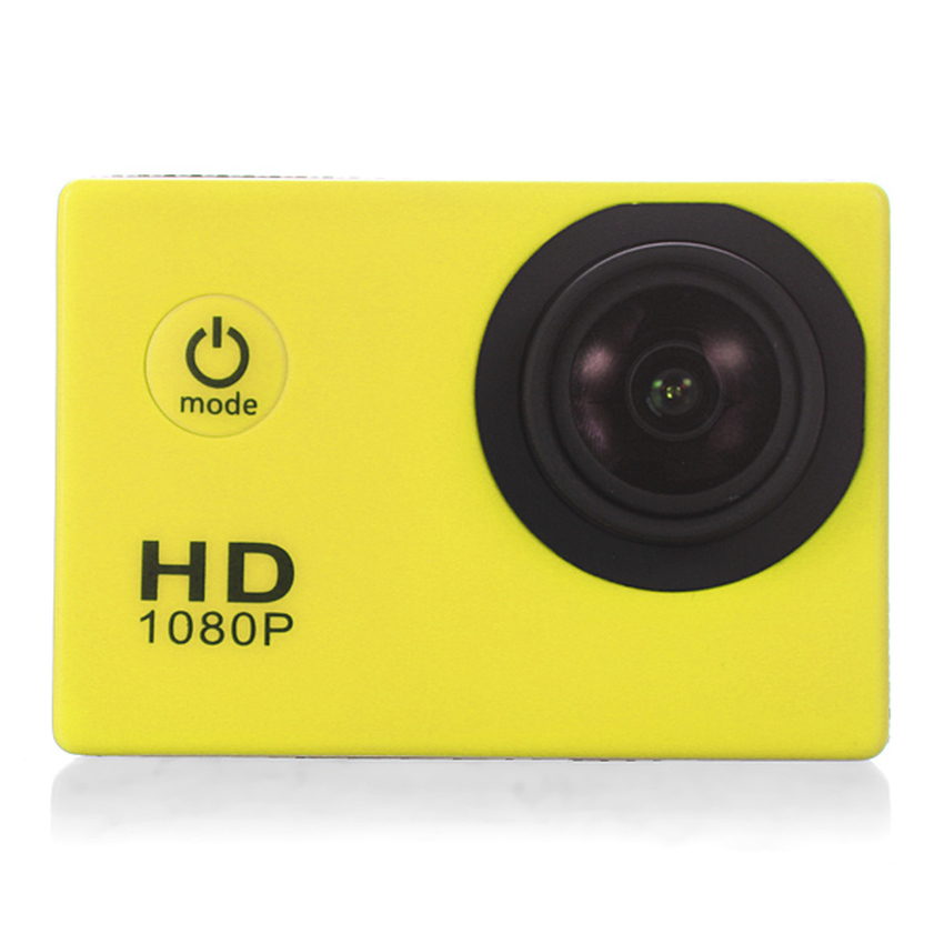 SJ4000 Sport DVR 1080 P FHD Video Aksi Kamera Tahan Air EUPlug (Kuning)