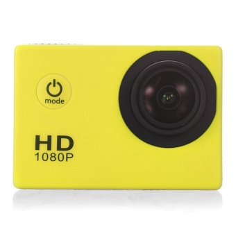 SJ4000 Sport DVR 1080P FHD Video Action Waterproof Camera EU Plug (Yellow) - intl  