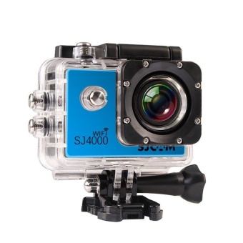 SJCAM Original SJ4000 WiFi Version Full HD 1080P 12MP Action Camera 30m Waterproof Sports DV Blue - intl  