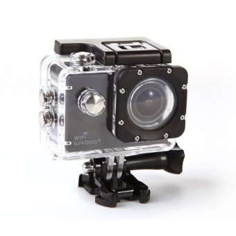 SJCAM SJ4000+ Plus WiFi Standard Version Diving 30M Waterproof Action Camera (Black) - intl  
