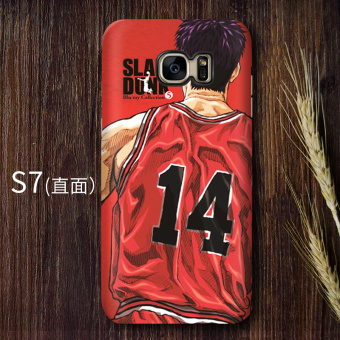 Gambar Slam Dunk S7edge note8 S8 kepribadian lurus layar melengkung shell telepon