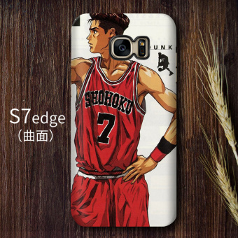 Gambar Slam Dunk S7edge note8 S8 kepribadian lurus layar melengkung shell telepon