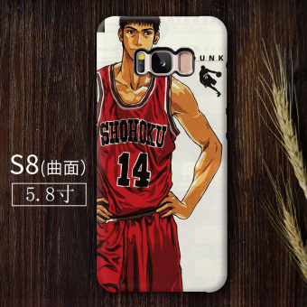 Gambar Slam Dunk s8 s8plus Note8 permukaan basket animasi cangkang keras shell telepon